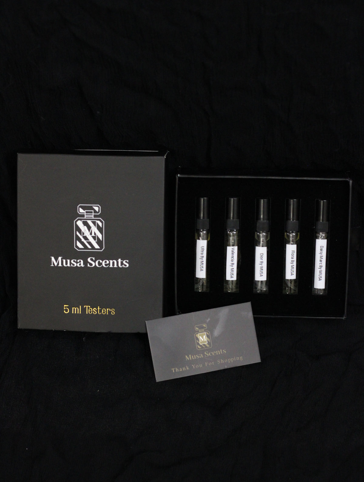 Mix, Match & Discover – 5ml Tester Box - MUSA SCENTS